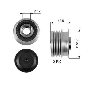 Compre Roda livre do alternador da GATES OAP7079 a um preço baixo por 107,66 €