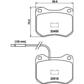 Achetez des Plaquettes de frein MINTEX MDB1108 à prix pour 24,40 €