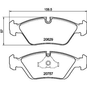 Achetez des Plaquettes de frein MINTEX MDB1230 à prix pour 17,19 €