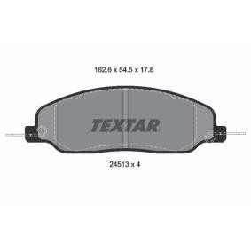 Compre Pastillas de freno de TEXTAR online para MUSTANG Coupé (C) a precios moderados