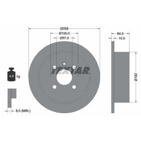 Acquista Disco freno da TEXTAR 92129000 a buon mercato per soli 40,57 €