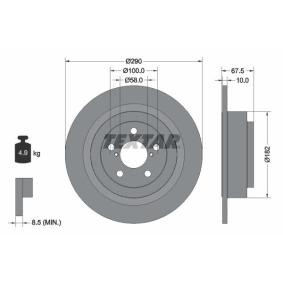 Achetez des Disque de frein TEXTAR 92158800 à prix pour 44,09 €
