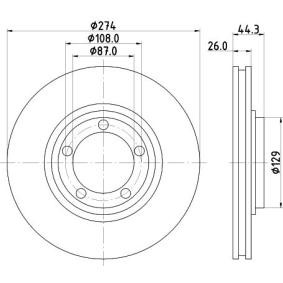 Achetez des Disque de frein de chez MINTEX en ligne pour PORTER Camion plate-forme/Châssis à prix modérés