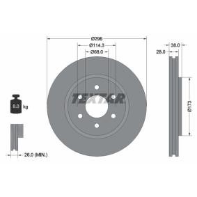 Compre Discos de freno de TEXTAR online para Xterra (WD22) a precios moderados