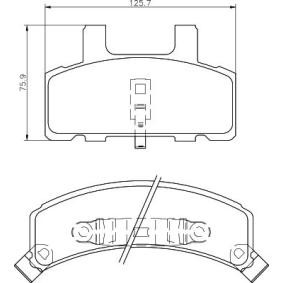 Kjøp Bremseklosser fra MINTEX på nett for RAM 1500 II Extended Cab Pick-up til moderate priser