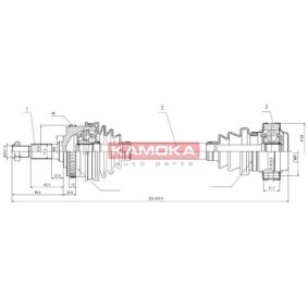 Compre Veio de transmissão da KAMOKA ME1138905A a um preço baixo por 85,62 €