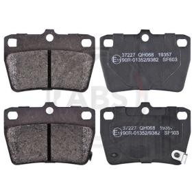 Compre Pastilhas de travão da A.B.S. 37227 a um preço baixo por 22,11 €