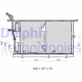 Compre Condensador de ar condicionado de DELPHI online para SL (R129) a preços moderados