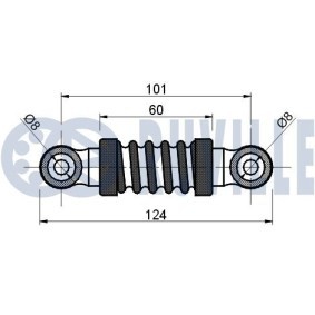 Achetez des Amortisseur de vibrations, courroie de distribution RUVILLE 55715 à prix pour 48,74 €