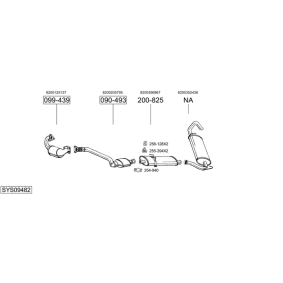 Compre Tubo de escape de BOSAL online para CARINA II (_T17_) a preços moderados