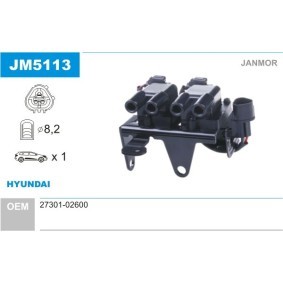Zündspule JM5113 von JANMOR günstig für 75,64 € online kaufen
