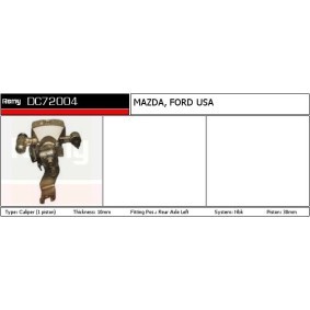 Acquista Pinza freno da DELCO REMY DC72004 a buon mercato per soli 161,80 €