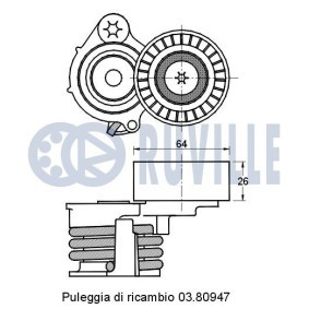 Nockenwelle 215201 von RUVILLE günstig für 154,39 € online kaufen