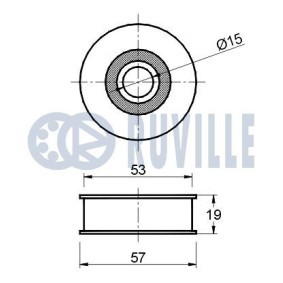 Compre Roda dentada, cambota de RUVILLE online para 4 Caixa (R21_, R23_) a preços moderados