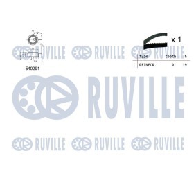 Compre Jogo de roletes, correia dentada da RUVILLE 5810050 a um preço baixo por 129,96 €