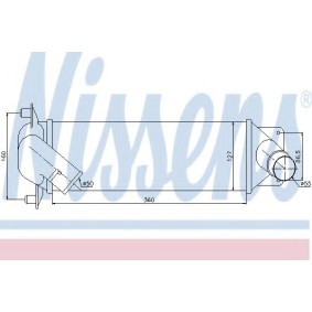 Ladeluftkühler 96632 von NISSENS günstig für 179,07 € online kaufen
