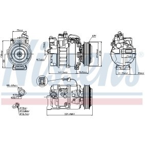 Klimakompressor 89295 von NISSENS günstig für 334,28 € online kaufen