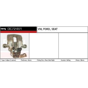 Bremssattel DC72461 von DELCO REMY günstig für 64,69 € online kaufen