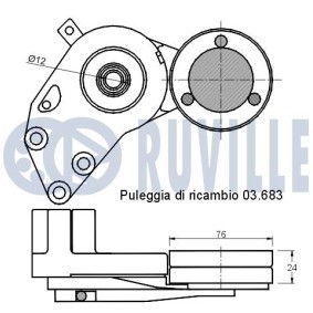 Wasserpumpe + Zahnriemensatz 55977701 von RUVILLE günstig für 117,23 € online kaufen
