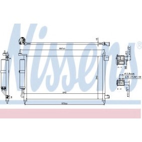 Klimakondensator 940300 von NISSENS günstig für 84,91 € online kaufen