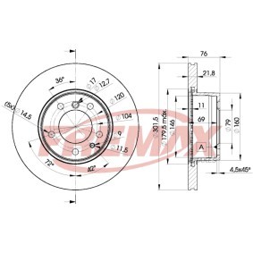 Compre Disco de travão da FREMAX BD-8040 a um preço baixo por 39,63 €