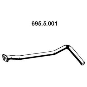 Abgasrohr 695.5.001 von EBERSPÄCHER günstig für 43,38 € online kaufen