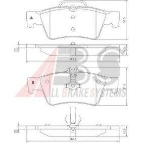 Bremsbeläge 37319 OE von A.B.S. günstig für 36,74 € online kaufen