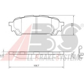 Bremsbeläge 37611 OE von A.B.S. günstig für 36,51 € online kaufen