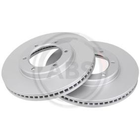 Achetez des Disque de frein de chez A.B.S. en ligne pour HIACE III Camionnette (YH7_, LH6_, LH7_, LH5_, YH5_, YH6_) à prix modérés