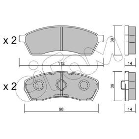 Acquista Kit pastiglie freni da CIFAM 822-410-0 a buon mercato per soli 22,18 €