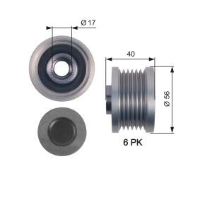 Compre Roda livre do alternador da GATES OAP7129 a um preço baixo por 90,92 €