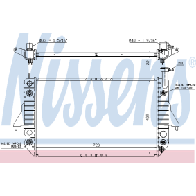 Achetez des Radiateur de chez NISSENS en ligne pour Astro Minibus à prix modérés