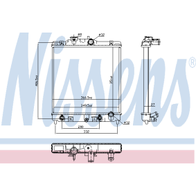 Kühler, Motorkühlung 63340A von NISSENS günstig für 101,15 € online kaufen
