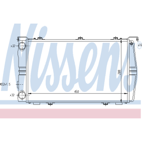 Comprar Radiador, refrigeración del motor de NISSENS 64997 a bajo precio de 192,67 €