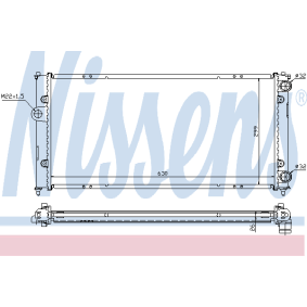 Kühler, Motorkühlung 65268A von NISSENS günstig für 51,77 € online kaufen