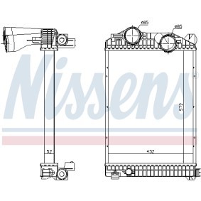 Compre Intercooler da NISSENS 96969 a um preço baixo por 310,59 €