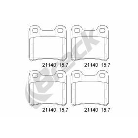 Achetez des Plaquettes de frein BRECK 21140 00 704 00 à prix pour 17,45 €