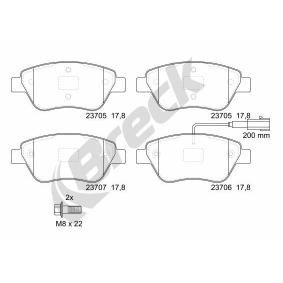 Achetez des Plaquettes de frein BRECK 23705 00 701 10 à prix pour 39,51 €