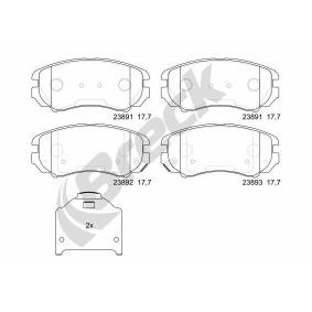Achetez des Plaquettes de frein BRECK 23891 00 701 10 à prix pour 39,52 €