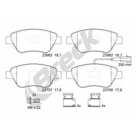 Achetez des Plaquettes de frein BRECK 23979 00 701 10 à prix pour 41,32 €
