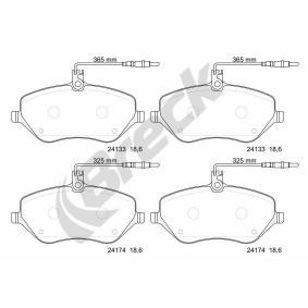 Achetez des Plaquettes de frein BRECK 24133 00 701 10 à prix pour 51,57 €