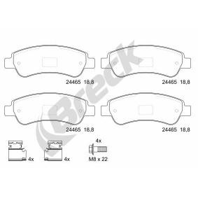 Achetez des Plaquettes de frein BRECK 24465 00 703 00 à prix pour 43,06 €