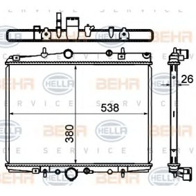 Kühler, Motorkühlung 8MK 376 767-061 von HELLA günstig für 138,78 € online kaufen