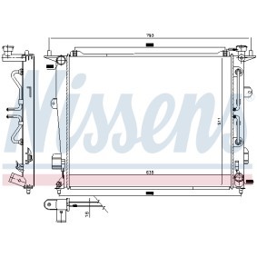 Compre Radiador de NISSENS online para GENESIS (BH) a preços moderados