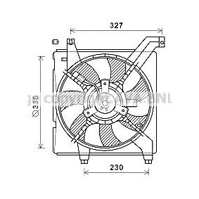 Compre Ventilador de radiador de PRASCO online para TIBURON Coupé a precios moderados