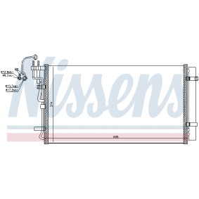 Compre Condensador, ar condicionado da NISSENS 940718 a um preço baixo por 25,62 €