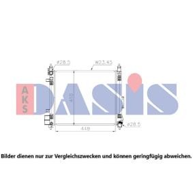 Compre Radiador de AKS DASIS online para MICRA IV (K13) a precios moderados