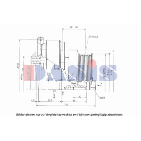 Acquista Puleggia compressore aria condizionata da AKS DASIS online per eSprinter Van (B910) a prezzi moderati