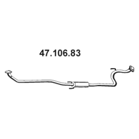 Comprar Silenciador intermedio de EBERSPÄCHER 47.106.83 a bajo precio de 276,70 €