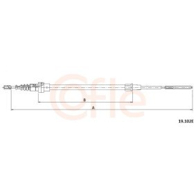 Achetez des Câble de frein à main de chez COFLE en ligne pour Cordoba Berline (6K1, 6K2) à prix modérés